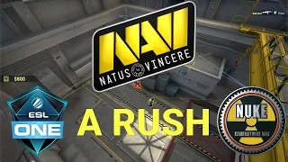 How to rush A on De_nuke by NaVI ( ESL ONE COLOGNE 2016 )
