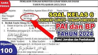 Sukses hadapi SOAL PTS PAI Kelas 6 SD Semester II Tahun 2024