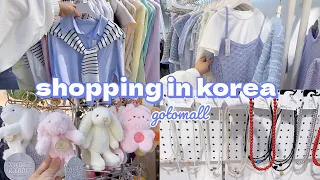 shopping in korea vlog 🇰🇷 gotomall fashion & accessory haul 🦋 underground shopping center