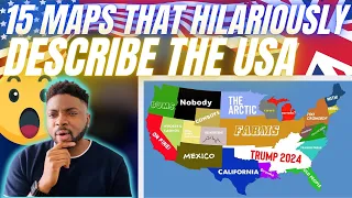 🇬🇧BRIT Reacts To 15 MAPS THAT HILARIOUSLY EXPLAIN THE UNITED STATES!