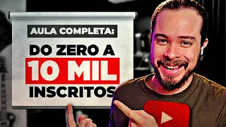 Como cheguei a 10 mil inscritos SEM DIVULGAR o canal (4 Passos)