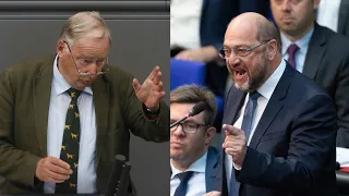 Martin Schulz Antwort auf Gauland: "Sie gehören auf den Misthaufen der Geschichte" | DER SPIEGEL