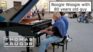 Amazing Boogie Woogie with 80 Years Old Piano Guy in Salzburg – Thomas Krüger & Günter Wagnleitner