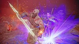 God of War Ragnarok - Odin the All Father at Lv. 1 - GMGOW: No Damage Gameplay (PS5)