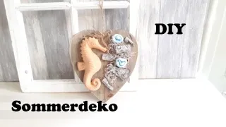 Sommer-Deko mit Seepferdchen/ DIY