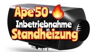 Ape 50 🔥 Testlauf Diesel Standheizung 🔥