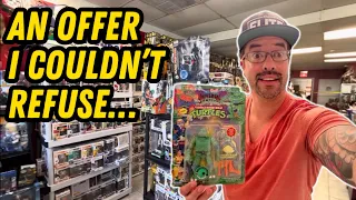 TOY HUNTING at Zonk’s POP Culture World! I got a DEAL on a VINTAGE TMNT GRAIL! TONS of SIGNED AEW!