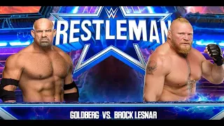 Full Match - Goldberg vs Brock Lesnar : WrestleMania | WWE 2K23