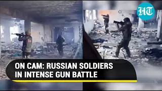 Russian soldiers engage Ukraine troops in all-out gun battle at frontline in Avdiivka | Watch