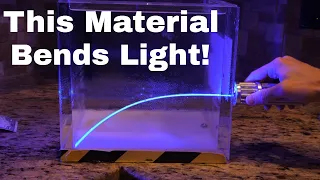 Crazy Material That You Can Make at Home That Actually Bends Light!