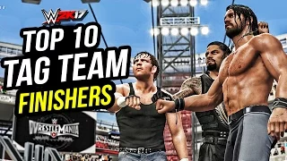 WWE 2K17 - Top 10 Tag Team Finishers! PS4 & XBOX ONE