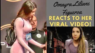 Omayra Liliane Figueroa reacts to her viral video at the Pacquiao vs. Thurman weigh ins