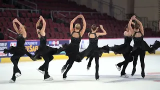 Junior Synchronized Skating Practice - 2024 U.S. Synchronized Skating Championships