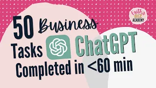 50 Business Tasks ChatGPT completed in under an hour