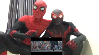 PETER PARKER vs MILES MORALES | Spider-Man Battle! ("Marvel's Spider-Man" Alternate Fight) REACTION!