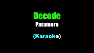 Paramore - Decode Karaoke