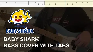 Pinkfong - Baby Shark (Bass Cover with Tabs)