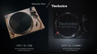 Evolution of Technics SL-1200 Series Turntables