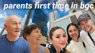 Shopping In BGC With Heart, Parents First Time