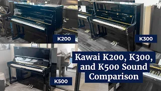 Kawai K200 vs K300 vs K500: How Do They Sound? | Kawai Piano Sound Comparison | Family Piano Co.