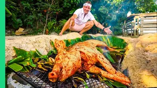 Jerking a WHOLE PIG in Jamaica!! Ultimate Jamaican Jerk Tour!!!