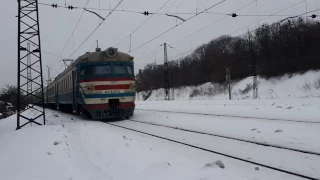 Электропоезд ЕР2: Харьков - Красноград