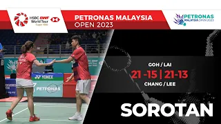 Goh/Lai 2 - 0 Chang/Lee | Pusingan ke-32 | Petronas Terbuka Malaysia 2023