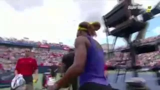 Serena - Wozniacki: Upstream impressive (TK Rogers Cup) set 3 (7-5)