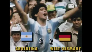 Argentina - West Germany 3-2 1986 World cup final