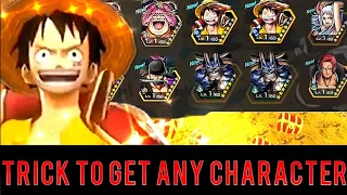 Trick To Get Any Character!! 😱 | One Piece Bounty Rush | OPBR