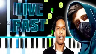 Alan Walker - Live Fast (Piano Tutorial) (PUBGM) By MUSICHELP