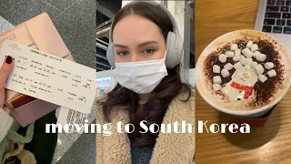 moving to south korea alone || living in korea vlog [korea vlog ep. 1] ✈️🇰🇷