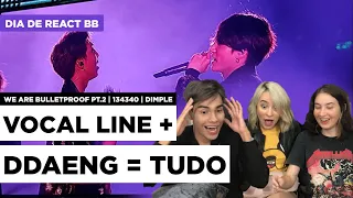 BTS 5TH MUSTER - 134340, DIMPLE, WE ARE BULLETPROOF PT. 2 e DDAENG (Reaction) | Três de Outubro