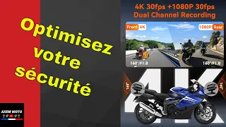 Presentation and installation bike dashcam vantrue F1