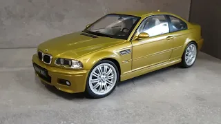 BMW M3 E46 solido  1:18 gold