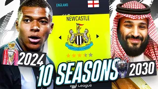 I *TAKEOVER* NEWCASTLE UNITED with UNLIMITED MONEY for 10 SEASONS!!🤑 FIFA 22 Career Mode