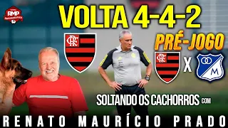 FLAMENGO QUASE COMPLETO VOLTARÁ AO 4.4.2 CONTRA O MILIONÁRIOS?