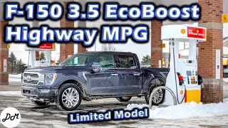2021 Ford F-150 3.5 EcoBoost – MPG Test | Real-world Highway Range