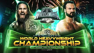 WWE 2K24: SETH ROLLINS vs DREW MCINTYRE | WRESTLEMANIA 40 (WWE 2K23 MODS)