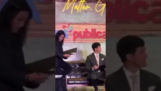 Opisyal nang Kapuso si Matteo Guidicelli matapos pumirma ng kontrata sa GMA Network noong Huwebes .