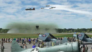 Microsoft flight simulator 2020 airshow! / warbirds / wings over dallas