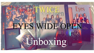 TWICE “EYES WIDE OPEN”- 트와이스 UNBOXING- ALL VERSIONS (Story, Style, Retro)