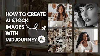 Make $1000 a month selling stock photos : how to create your own stock photos with Midjourney.