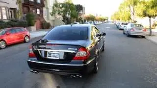 Mercedes E63 AMG LOUD onboard/outside tunnel acceleration