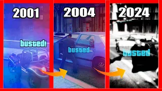 Evolution of Busted Logic in GTA Games! (2001 - 2024)