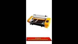 ROYALTECH Hot & Cold Desktop Roll Laminating Machine _ Demo/Tutorial