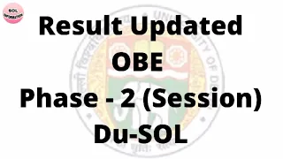 OBE Phase - 2 Result Update || Du - SOL