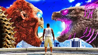 GODZILLA EVOLVED vs SKAR KING in GTA 5 (Mods)