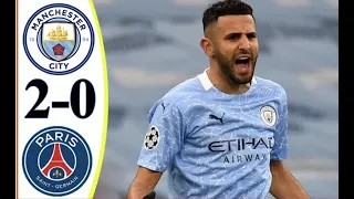 champions League Mancity vs Psg 2-0 2nd goal riyad Mahrez 🔥🔥🔥🔥2021/Go4football.