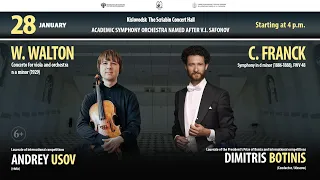 Online concert Orchestra Safonov solois Andrey Usov conductor  Dimitris Botinis 28.01.22